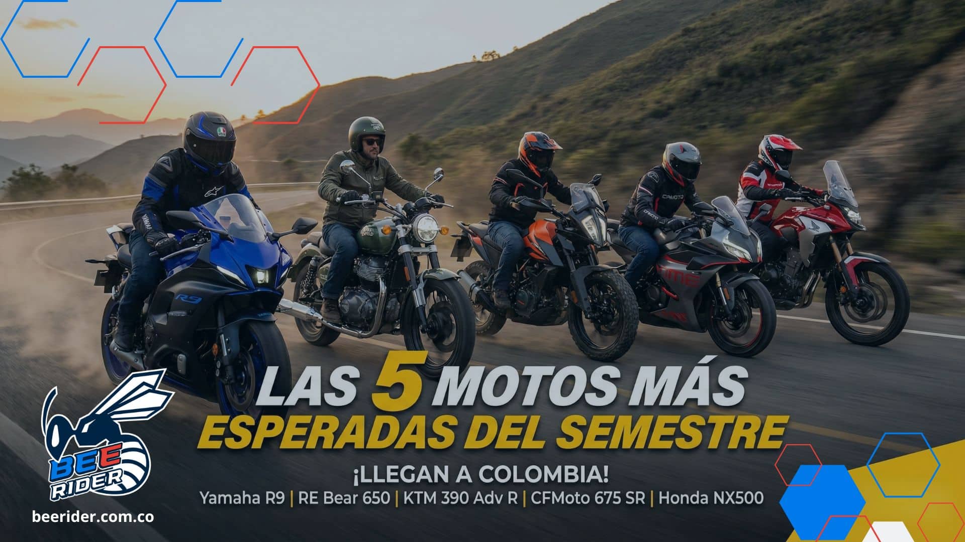Las 5 motos más esperadas que llegarán al país este semestre